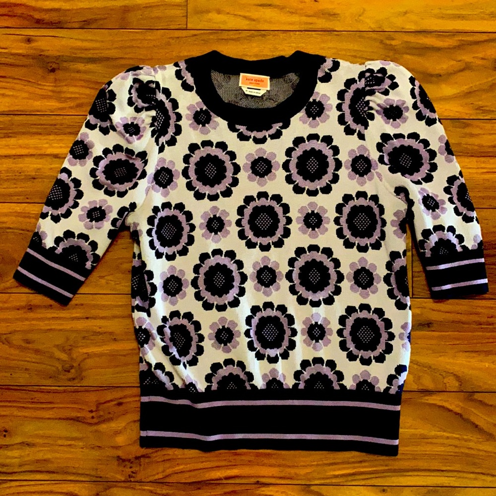 Kate spade floral sweater